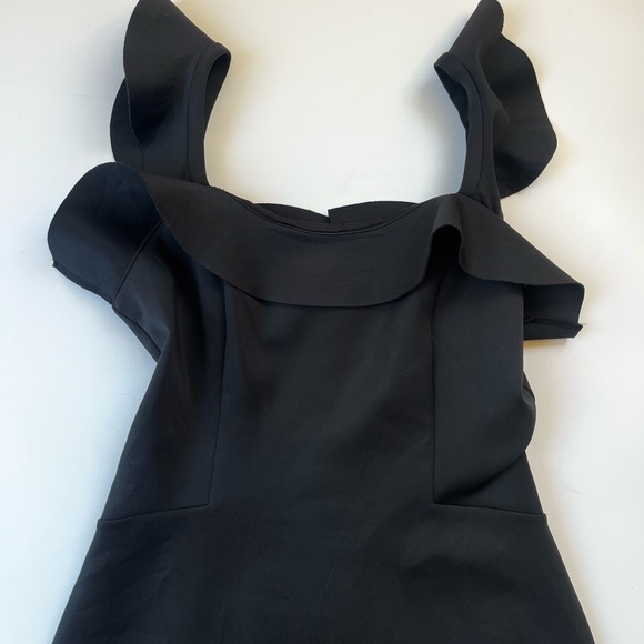 Lilly Pulitzer Astoria Ruffle Dress In Onyx - Picture 7 of 11